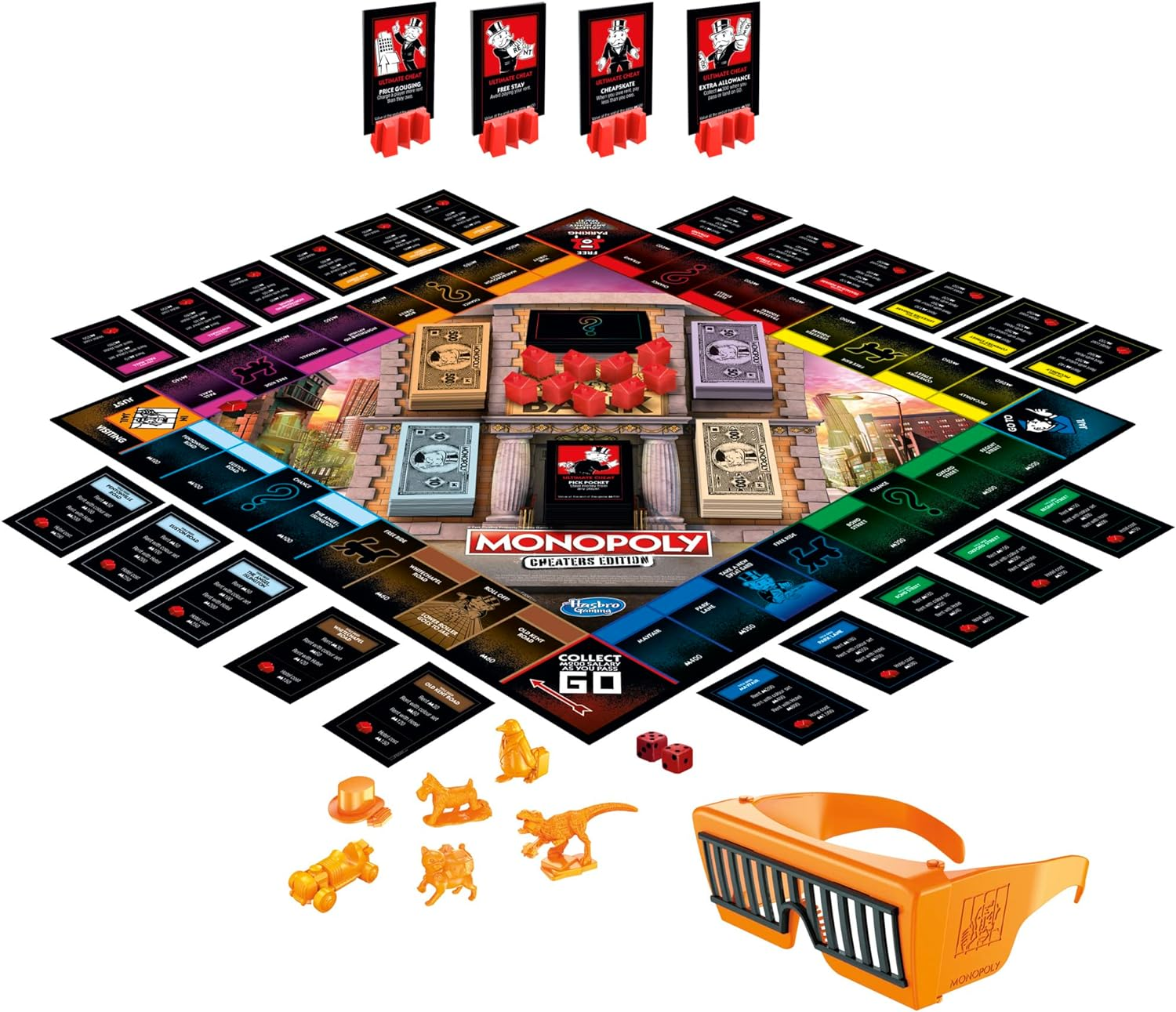 Monopoly Cheaters Edition Board Game for Families and Kids, Family Game for 2-6 Players