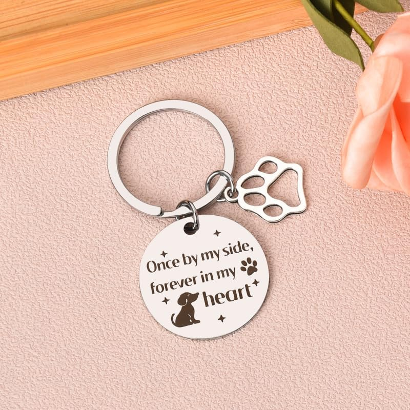 Pet Dog Sympathy Memorial Gifts for Loss of Puppy Bereavement Gifts for Dog Lovers Keychain Gifts for Dog Owner Keychains image number 4