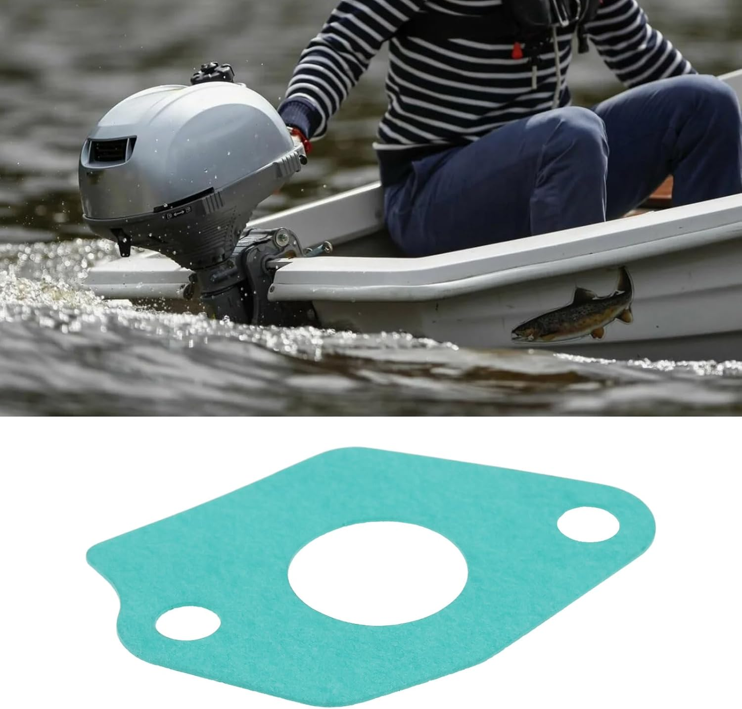 SING F LTD Carburetor Gasket 16221-ZVA-000 Compatible with Honda BF2.3 2.3Hp 4-Stroke Outboard image number 5