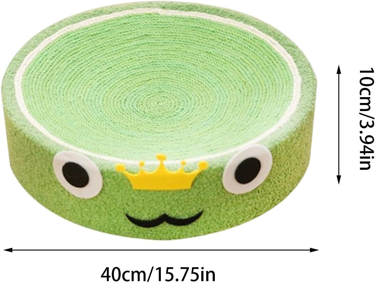 Cat Scratcher Mat, Claw Sharpening Cat Toy with Concave Middle, Claw Grinder Cat Bed, Fruit Kitty Scratcher, Indoor Cat Furniture Protection for Sofa, Table, Bed, Carpet image number 1