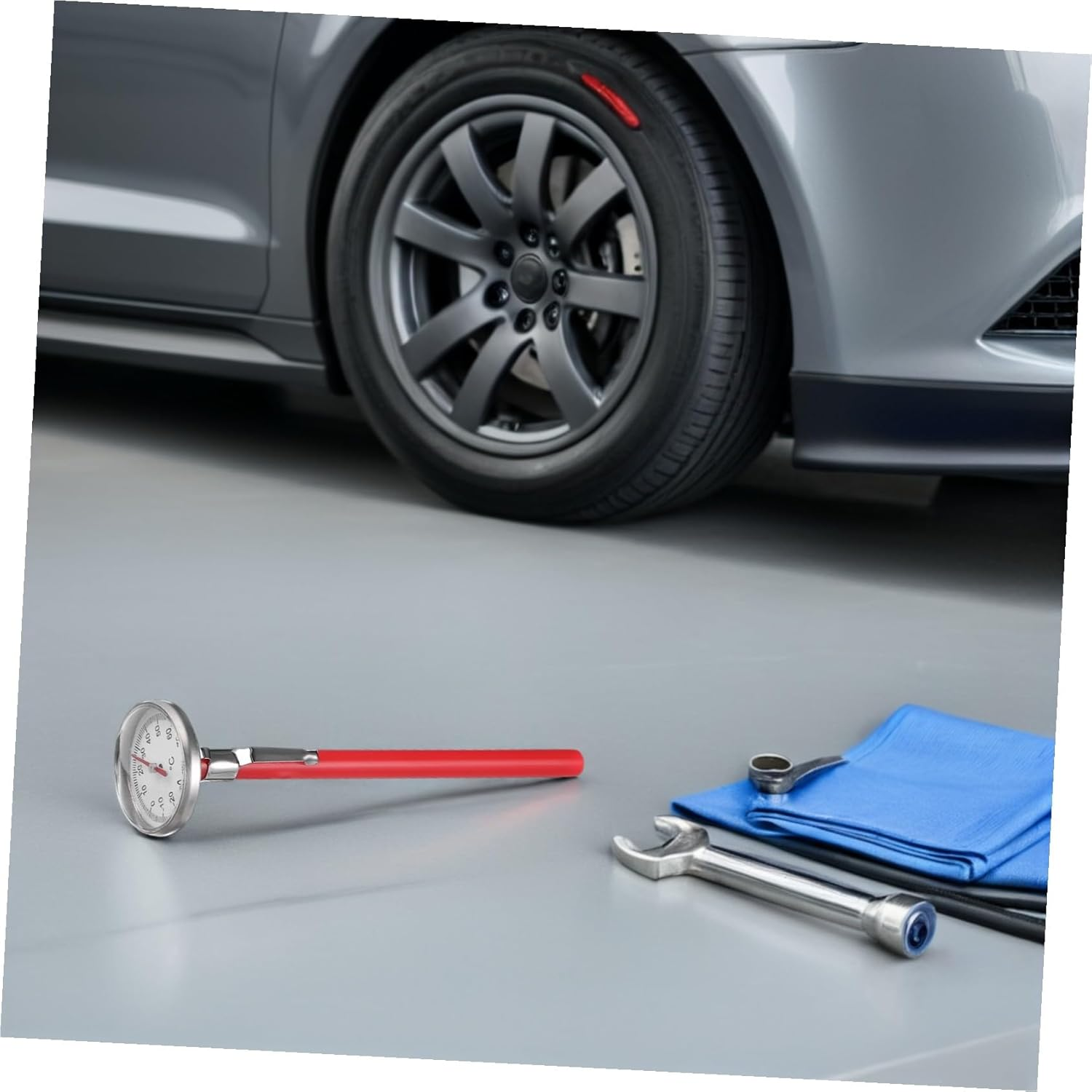 Gatuida 3Pcs Mechanical Thermometer for Car Air Conditioner Construction Read Scale Simple Installation for Accurate Interior Temperature Measurement image number 4