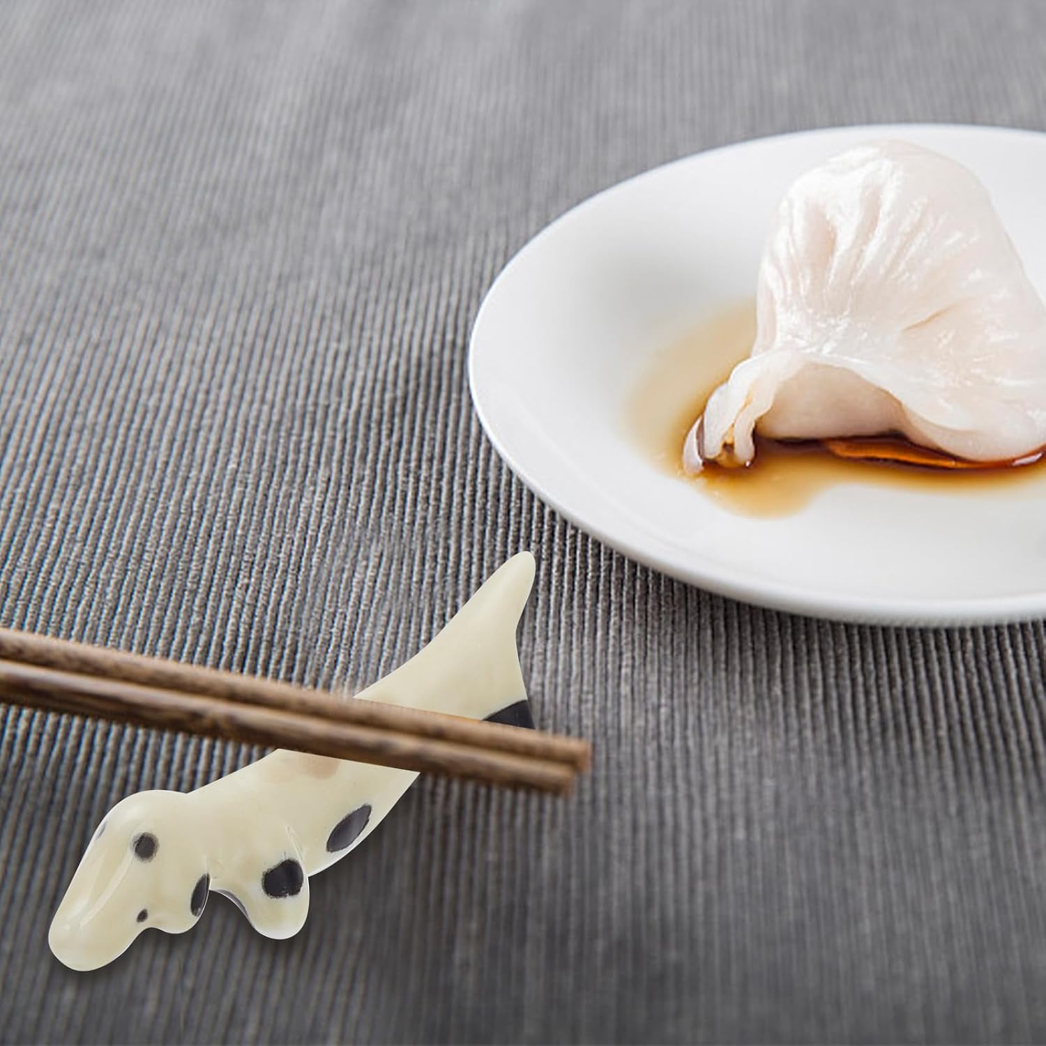 PLIGREAT 4 Pcs Cute Dachshund Dogs Ceramic Chopsticks Rests, Colorful Ceramic Chopsticks Rack Stand Holder for Chinese Japense Restaurants Chopstick Rest Dinner Spoon Stand Butter Knife Fork Holder - Porcelain image number 2