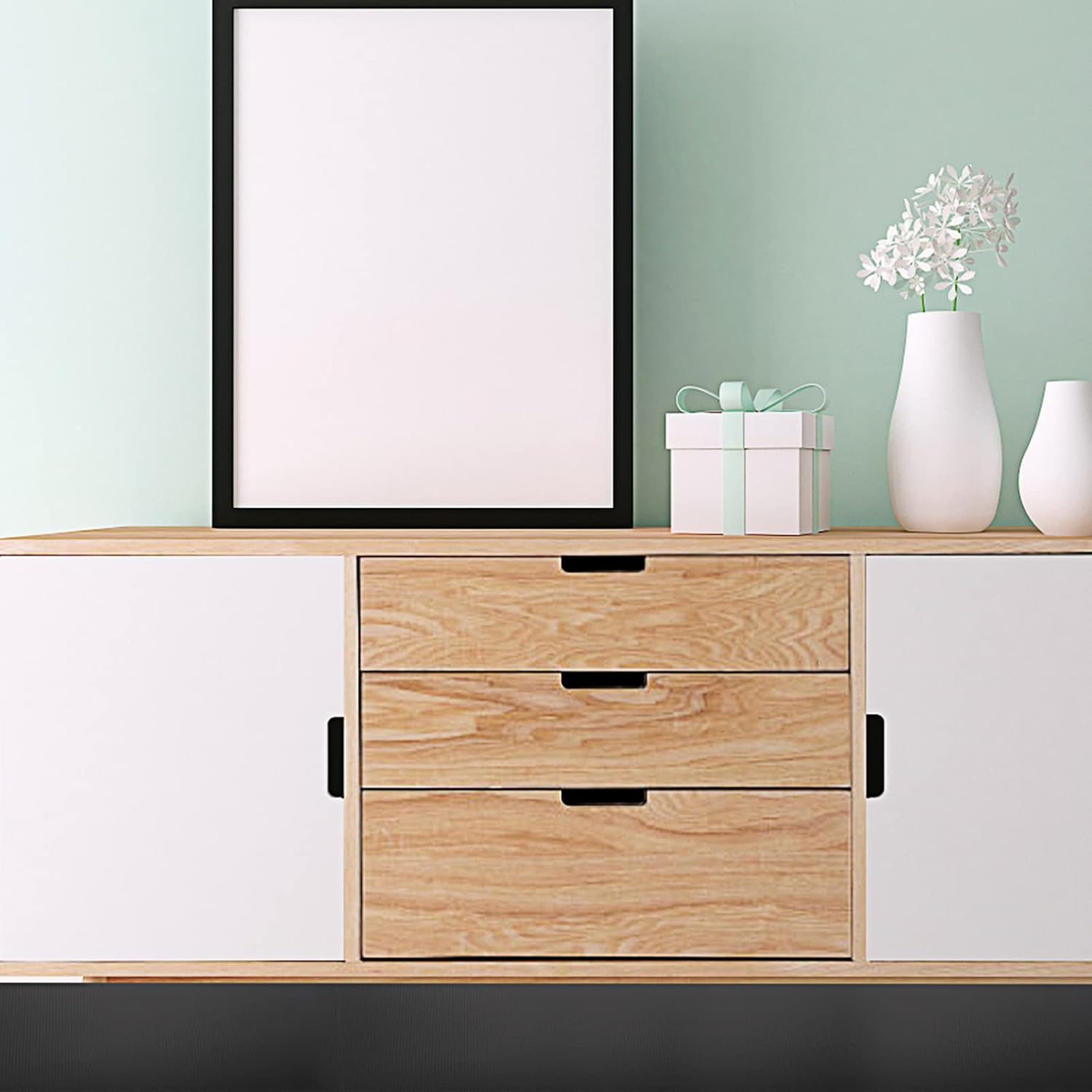 Iplusmile Toy Blocker for under Couch, Bed Sofa Adjustable Furniture Couch Bumper with Adhesive Pets Toys from Going (0.11X2M) Black W2356NGB9519Q image number 1