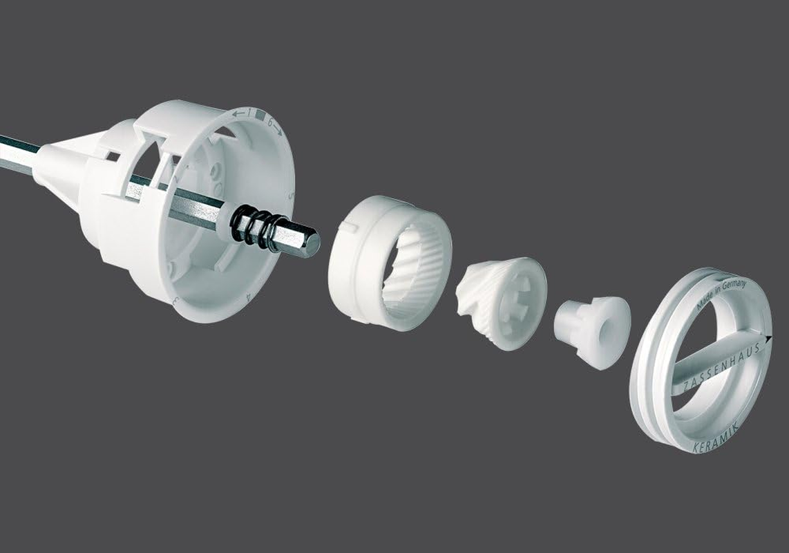 Zassenhaus ZAS-021295 Frankfurt Pepper Mill, Beech Wenge Stained, ZAS-021295