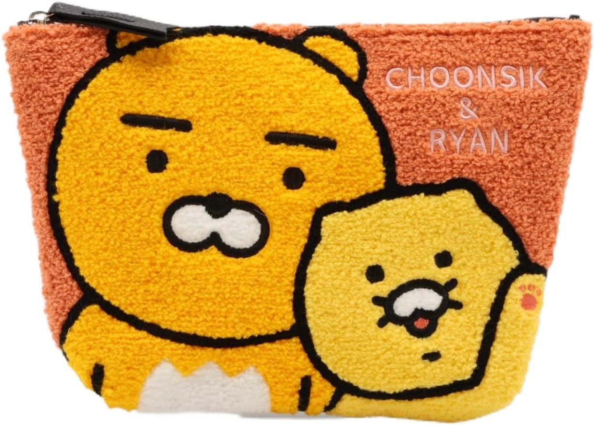 Kakao Lens KKO-PCH07 Ryan Chunseok/Orange Cosmetic Bag, Ryan Chunsok/Orange, One Size