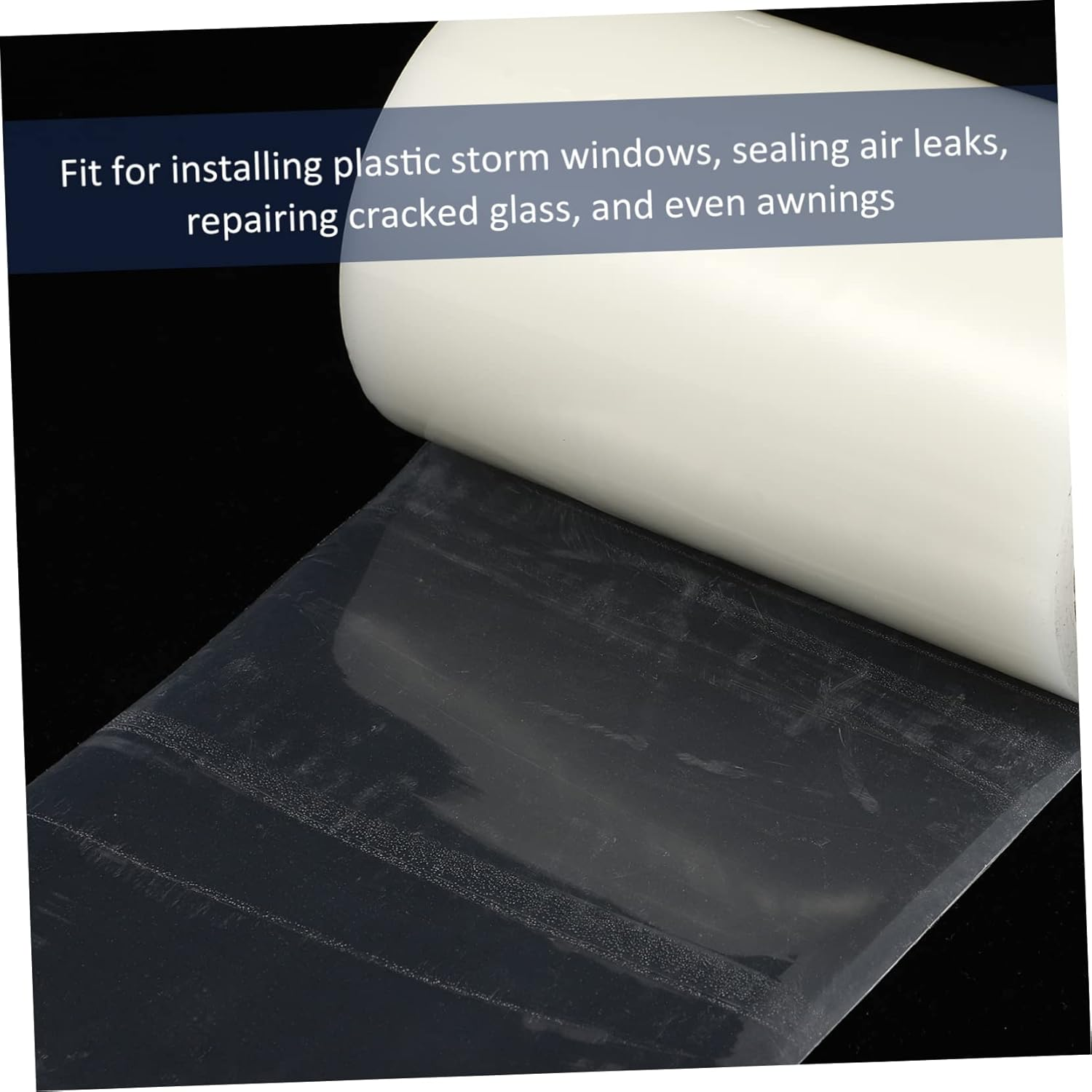 Hohopeti 2Rolls Polyethylene Greenhouse Repair Tape -Resistant Adhesive for Sealing and Patching Greenhouses Tents and Outdoor Equipment image number 3