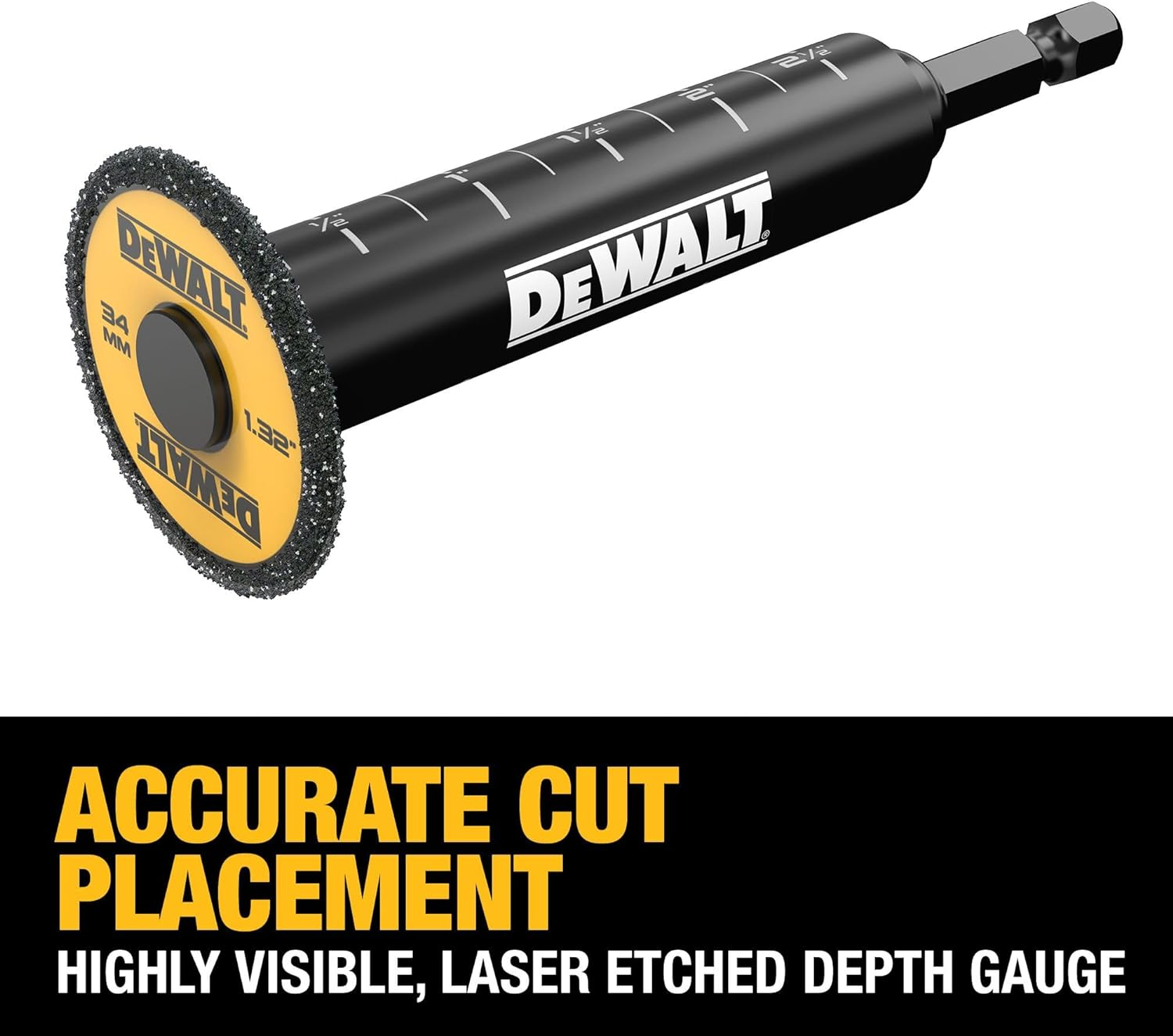 DEWALT Impact Connect Pipe Cutter, PVC Cutter, Diamond Grit Cutting Wheel (DWAIPCIR) image number 5