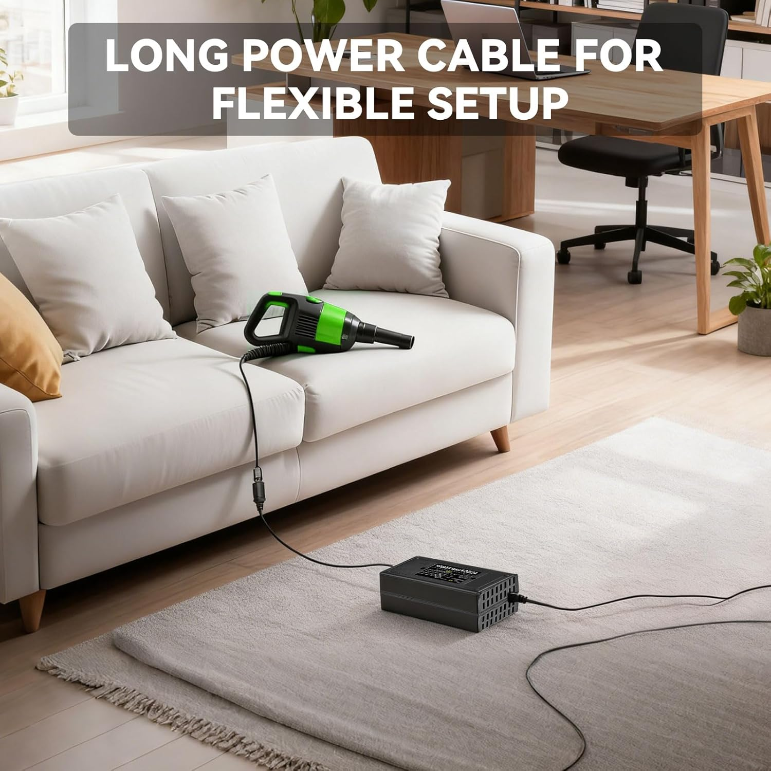 AC to DC Converter 250W(Pro Max) 12V 20A AC 110V~240V to DC 12V Converter Car Cigarette Lighter Socket Transformer AC/DC Power Adapter for Car Refrigerator, Vacuum Cleaner, Tire Inflator and More image number 6