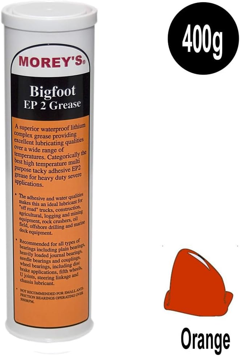 Morey'S Bigfoot Orange Lithium Complex EP2 Tacky Grease 400 G image number 2