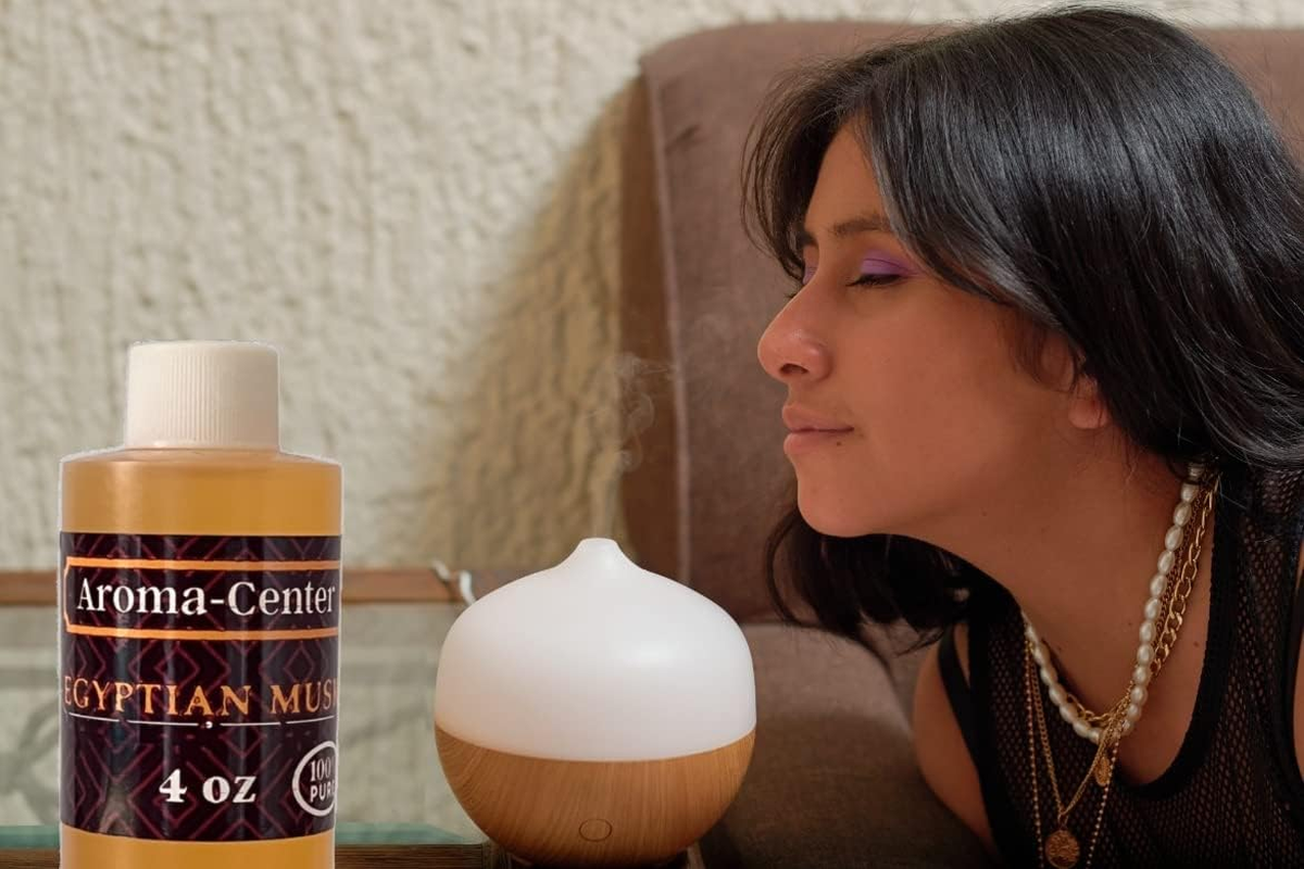 AROMA-CENTER Egyptian Musk Fragrance Body Oil. Scented Fragrance. (4 OZ) image number 3