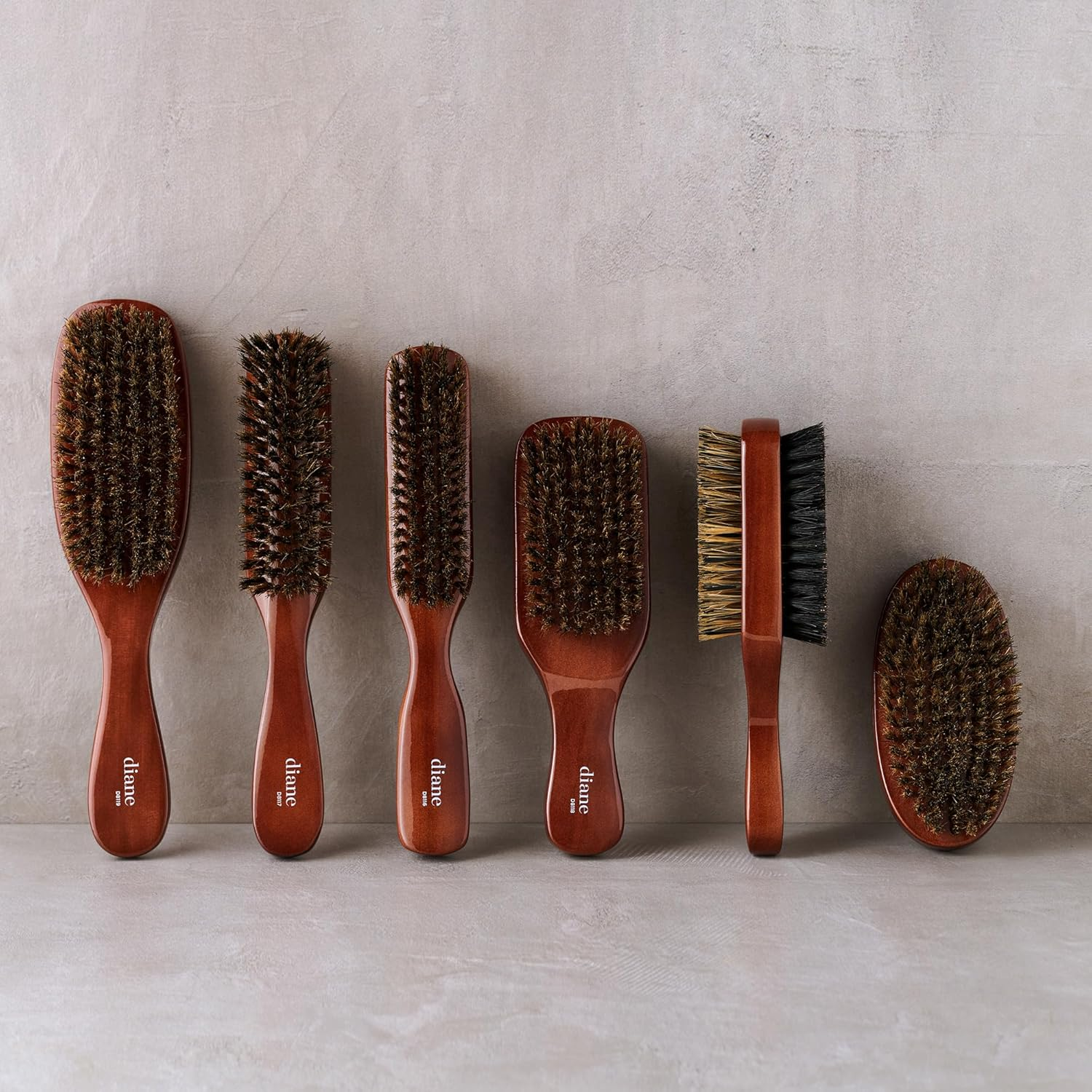 Diane 100% Medium Boar Club Brush, D8118