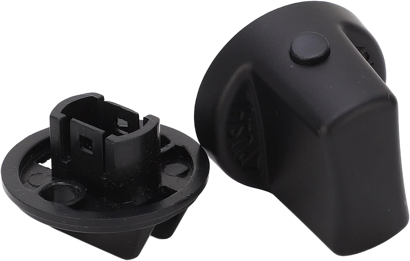 Ignition Key Knob Push Turn Switch and Insert Set Replacement, Keyless Ignition Knob for Mazda Push Turn Key Start Switch Knob Cap, 4408A167 Keyless Start Ignition Button for Mazda image number 1