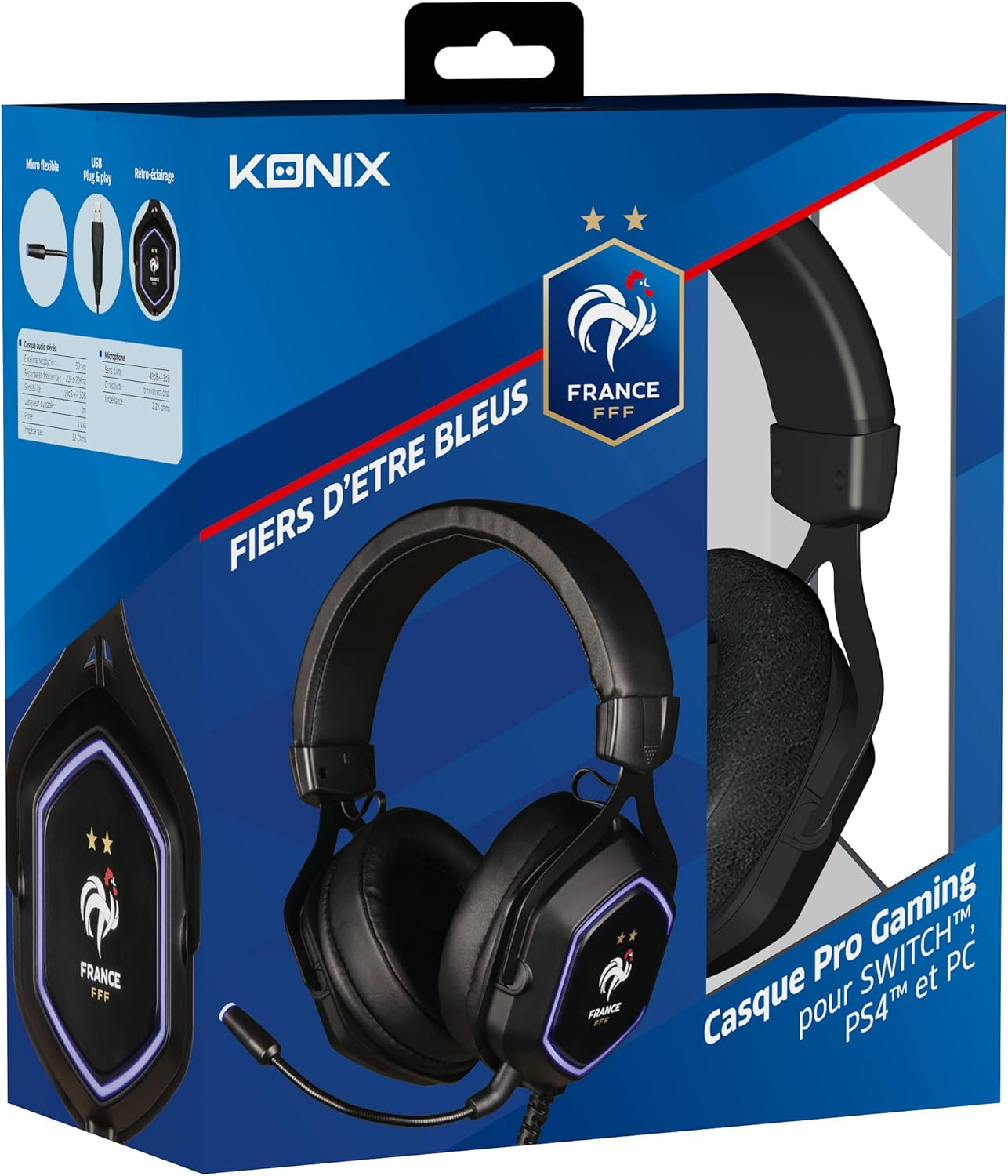 Hexagon 7.1 Microphone Gaming Headset with Microphone, Compatible with Ps4/Xbox One/Pc/Switch image number 5