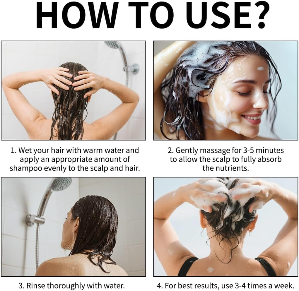 Root Activator Shampoo for Men: Hair Growth Shampoo for Hair Loss and Thinning Hair - 10.1 Fl Oz / 300 Ml image number 6