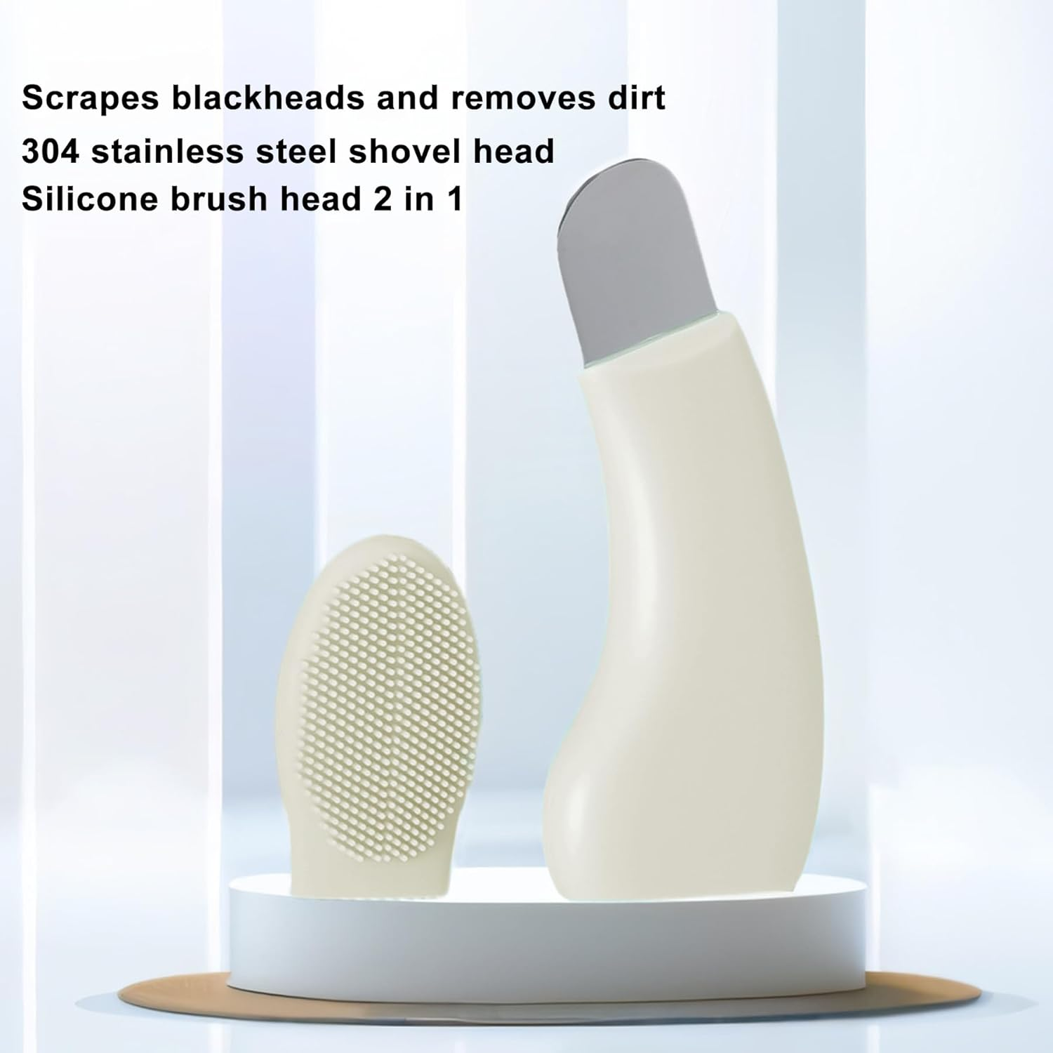 Blackhead Removal Tools - Nose Scraper for Blackhead Extraction & Pore Cleaning, Deep Facial Cleaning Tool - Dark Green image number 7