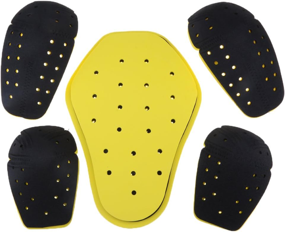 5Pcs/Set EVA Unisex Elbow/Back/Shoulder Protective Armour Pad for Motorbike