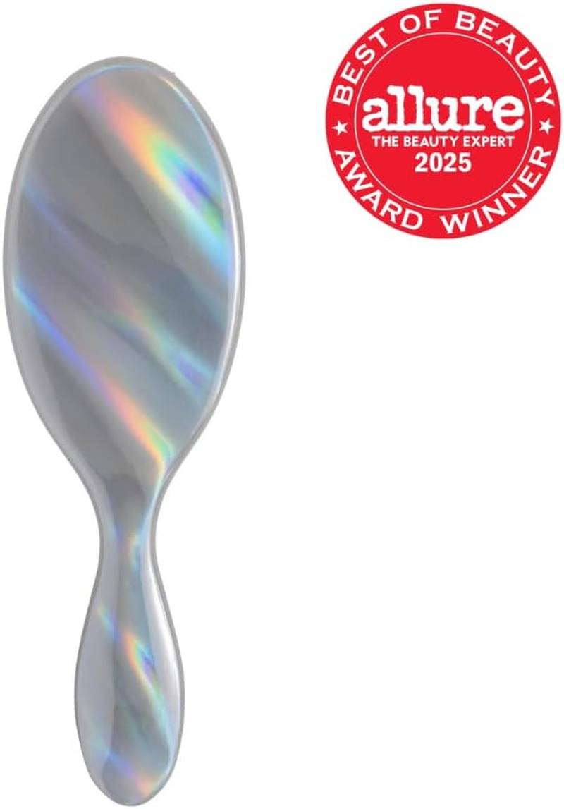 Wet Brush Original Detangler, Chrome (Iridescence Icon), Ultra-Soft Intelliflex Bristles Glide through Tangles, Detagnling Hair Brush, All Hair Types (Wet & Dry), Women & Men, Limited Edition - Tutti Fruitti Cherry image number 2