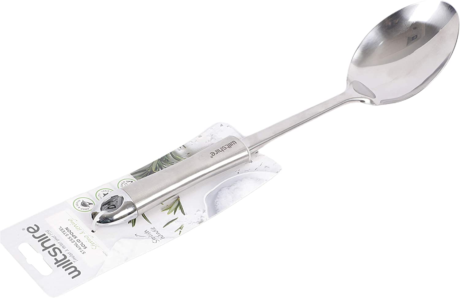 Wiltshire Industrial Stainless Steel Solid Spoon