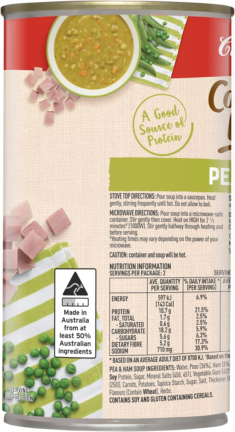 Campbell'S Country Ladle Pea and Ham Soup 500 G image number 2