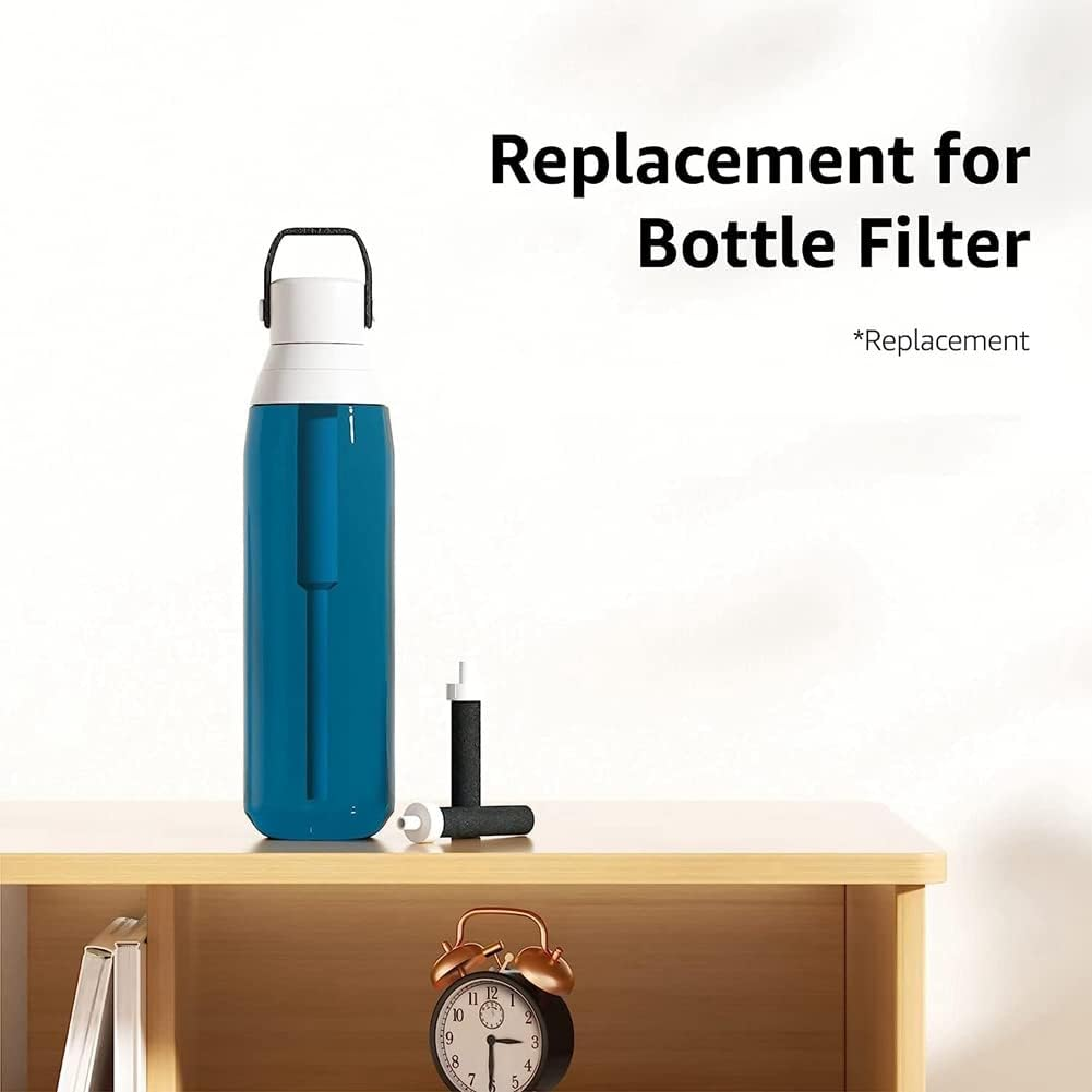 Gyorwst Replacement Accessories Activated Carbon Water Bottles Filters for BB06, Hard Edge, Sport Bottles Filters, 10 Count image number 2