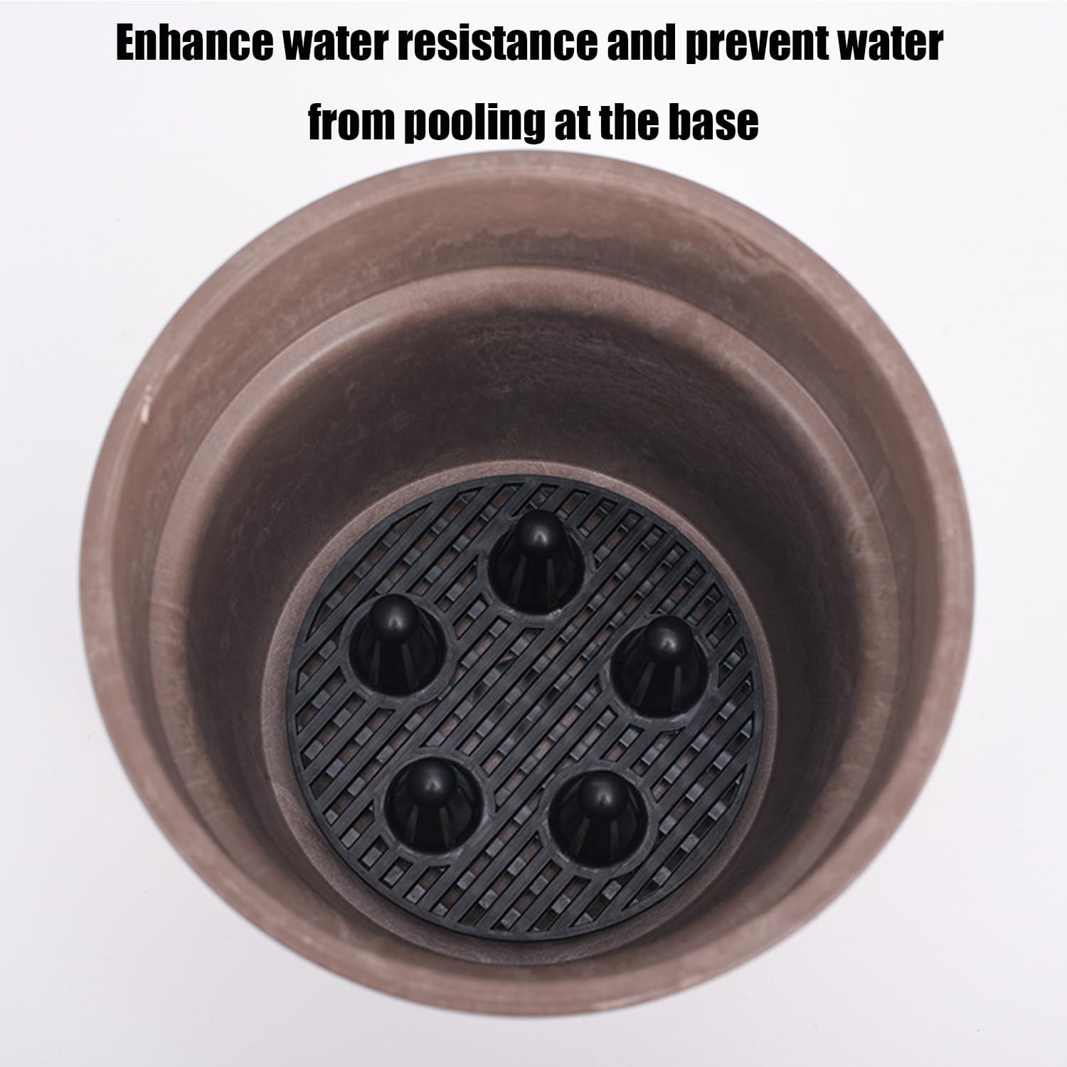 EOMECUIGAO Heavy Duty Plant Riser 10PCS for Pots Durable Plastic Stand for Flower Pot Elevation Enhanced Drainage and Airflow Root Prevention image number 3