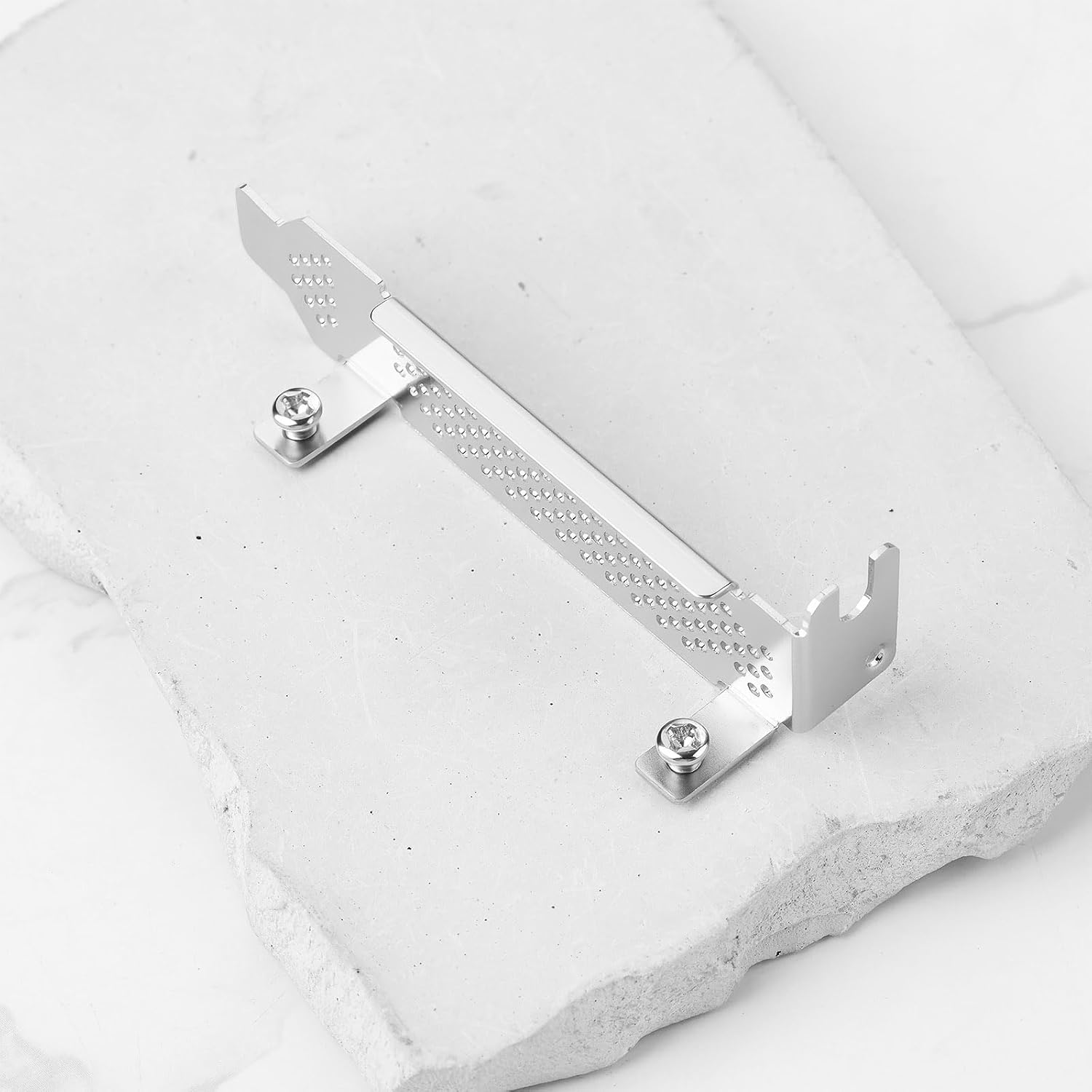 Ecsing 2Pcs Computers PCI Half Height Bracket Compatible with Dell H200 H310 Compatible with HP H220 with Screws image number 4