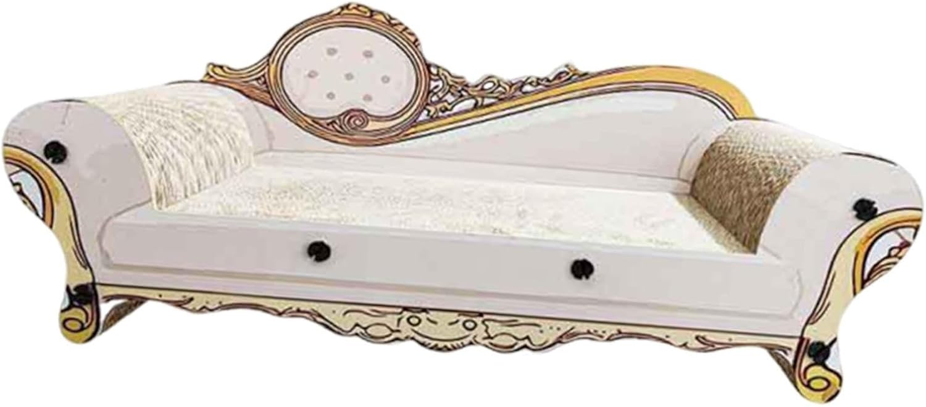 Yajuyi Cat Scratching Sofa Bed, Interactive Pet Toy, Chaise Lounge Sofa for Cats, Style A