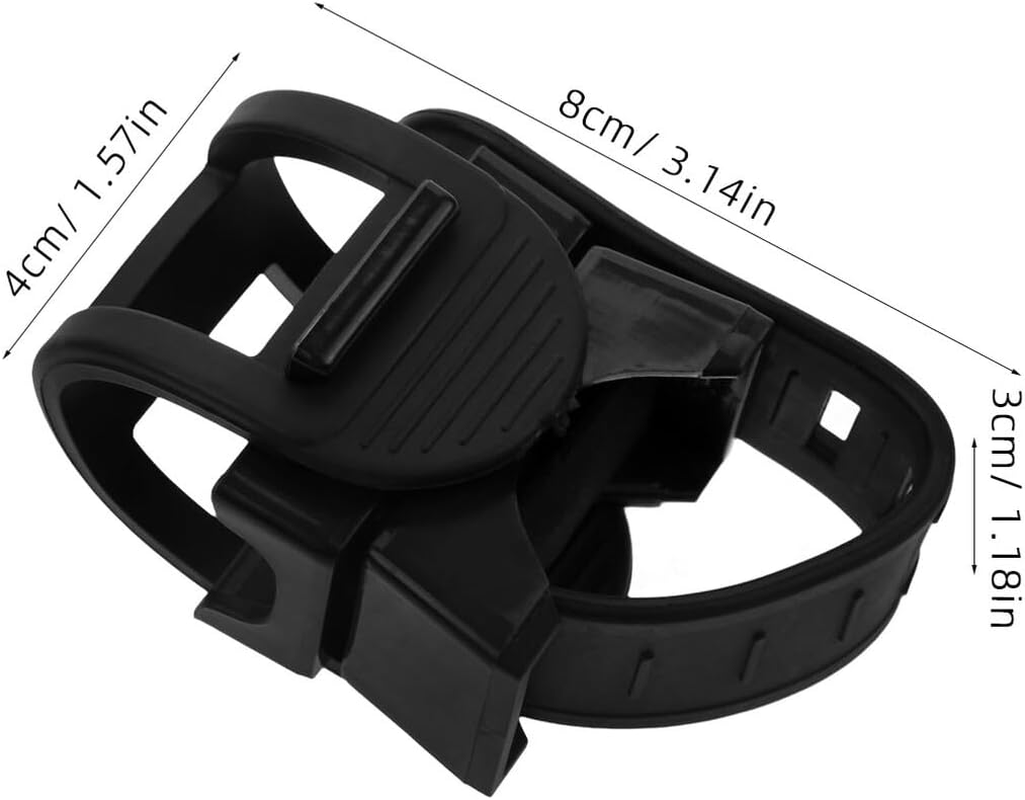 CLISPEED 2Pcs Wheelchair Cane Holder Bracket Crutch Rack Attachment for Mobility Scooters Walkers Elderly Users Convenient Cane Storage image number 6