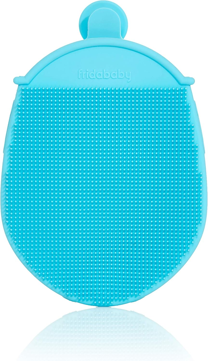 Frida Baby Dermafrida the Bath Mitt | Toddler Quick-Dry Body Bath Brush, Silicone, Replacement to Kid'S Washcloth | Fits Both Parent or Child for Early Stage Development image number 4