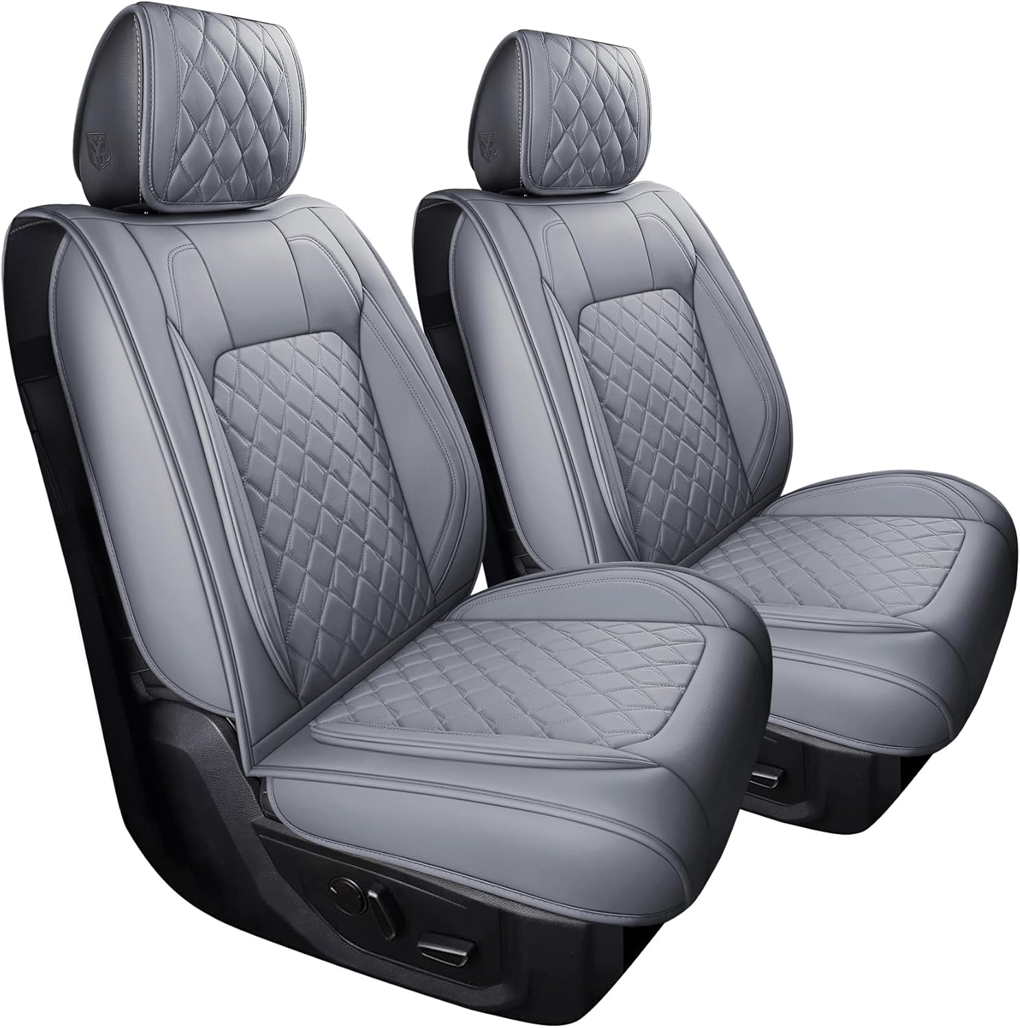 Aierxuan Dodge Ram Back Seat Covers Waterproof Leather Custom Fit 2009-2026 1500, 2010-2026 2500/3500 Crew Quad Regular Cab Pickup Cushions Compatible with Split Bench 40/60(Rear Seat/Black)