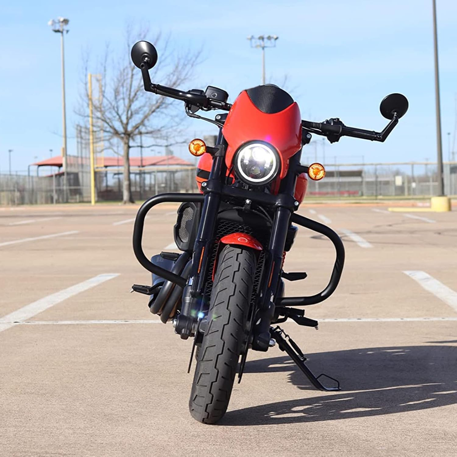 Engine Guards Crash Bars Frame Protection for Harley Street 500 750 XG750 XG500 2015 2016 2017 2018 2019 Street Rod 2017-2019 image number 3