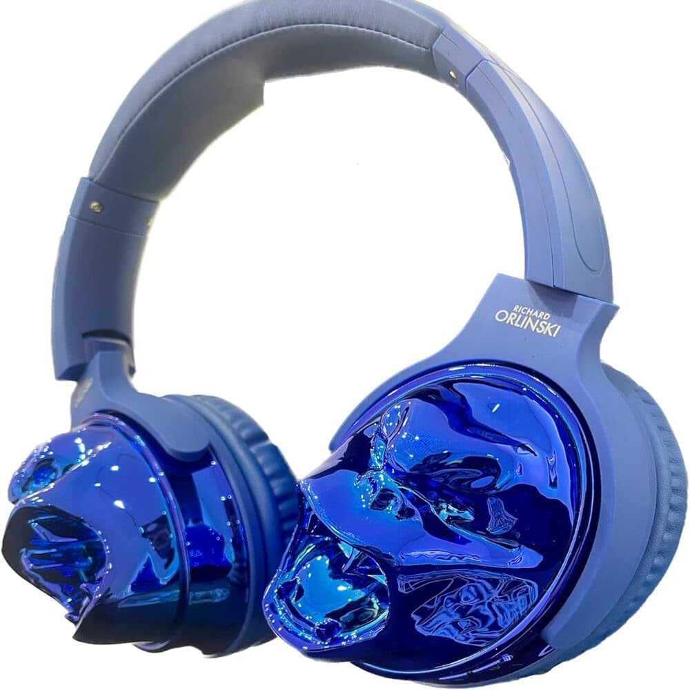 ORLINSKI CAQKON1001-211-V2 2025 Bluetooth Headphones, 40 Mm Speaker, Bluetooth 5.1, 6 Hours Battery Life, Blue image number 1