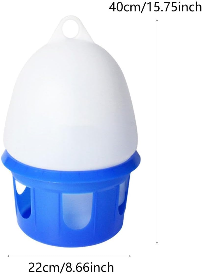 Yuksok Pigeon Drinker Pigeon Water Dispenser Automatic Container Pet Birds Waterer Bird Water Drinker for Chick Pigeons Budgies Farm, 10L image number 2