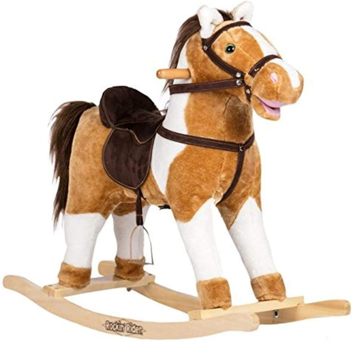 Rockin' Rider Turbo Rocking Horse Ride On, White
