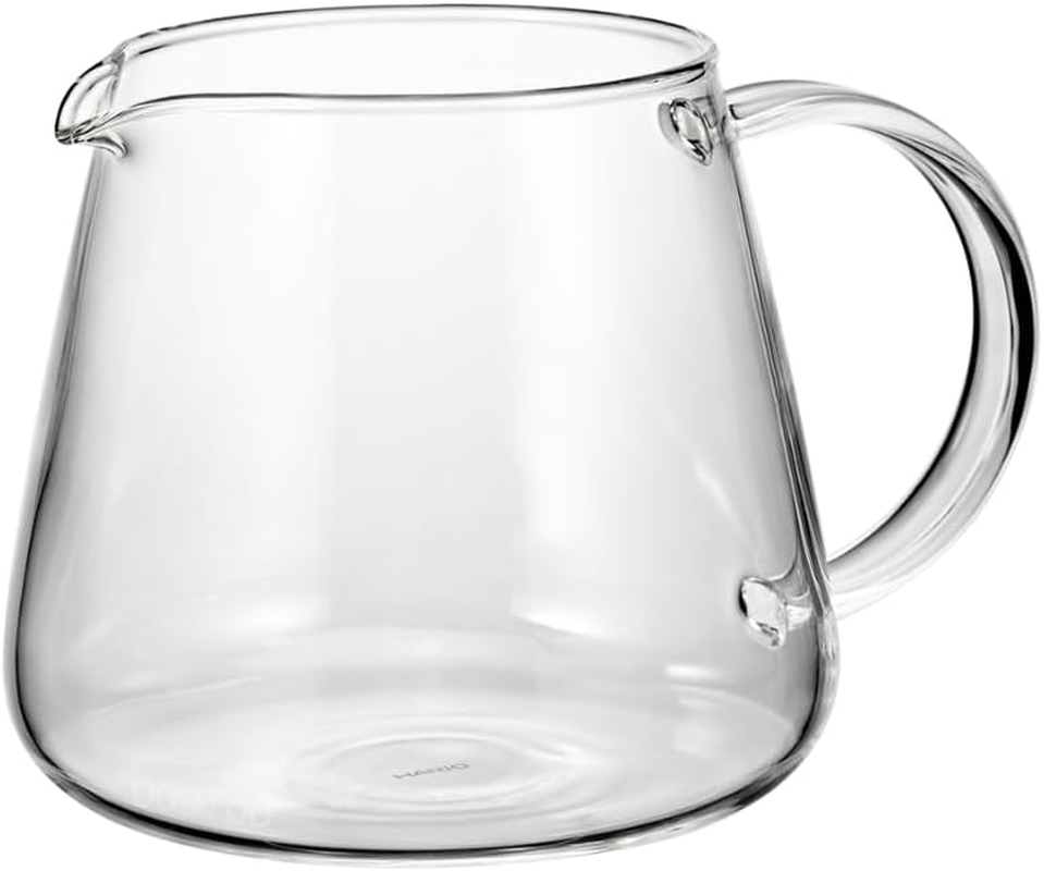 HARIO VBS-60 V60 Barista Server, 600 Clear, 20.3 Fl Oz (600 Ml), for 1-5 Cups, Microwavable, Made in Japan image number 2