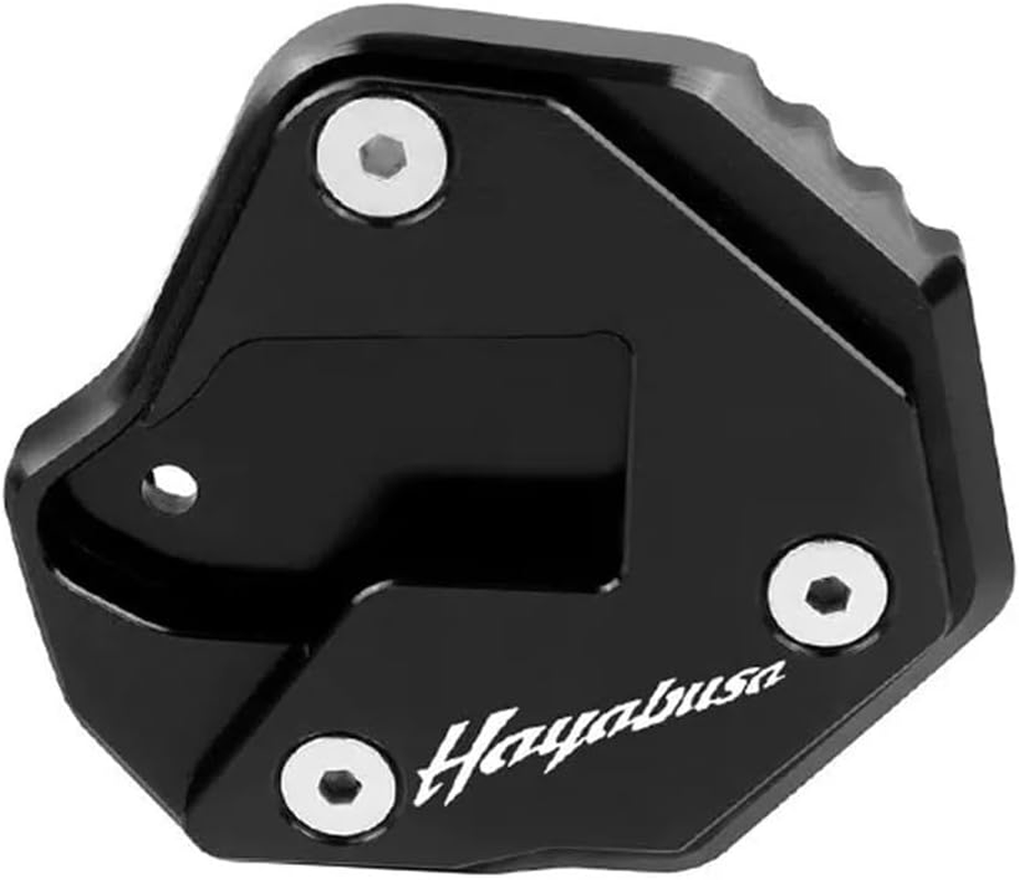 MKBHD Fit for Suzuki Hayabusa GSX1300R GSX-R 1300 2007-2021 Motorcycle Kickstand Foot Side Stand Extension Pad Support Plate(Orange)