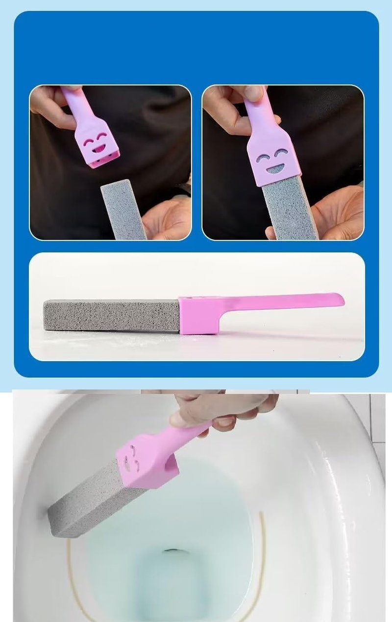 HIGHROCK 3PCS Pumice Cleaning Stone Toilet Bowl Pumice Cleaning Stone with Handle Stains. image number 4