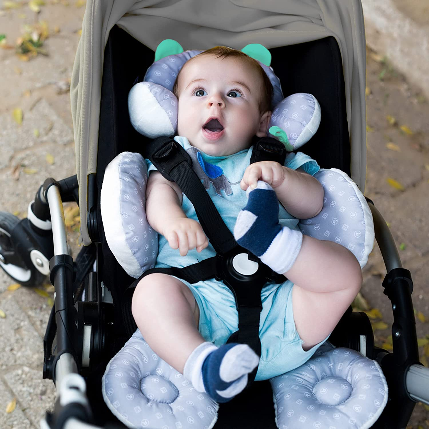 Benbat Reversible Body Support Pillow for 0-12 Months, White image number 3