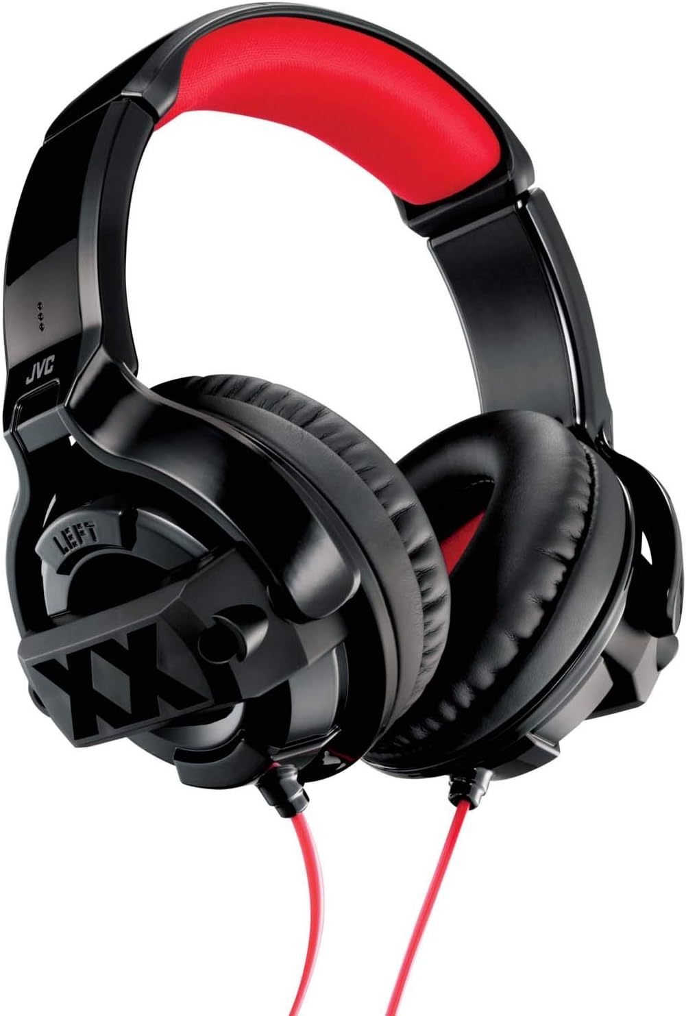 JVC HA-XM20X XX Series Sealed Headphones Black & Red image number 3