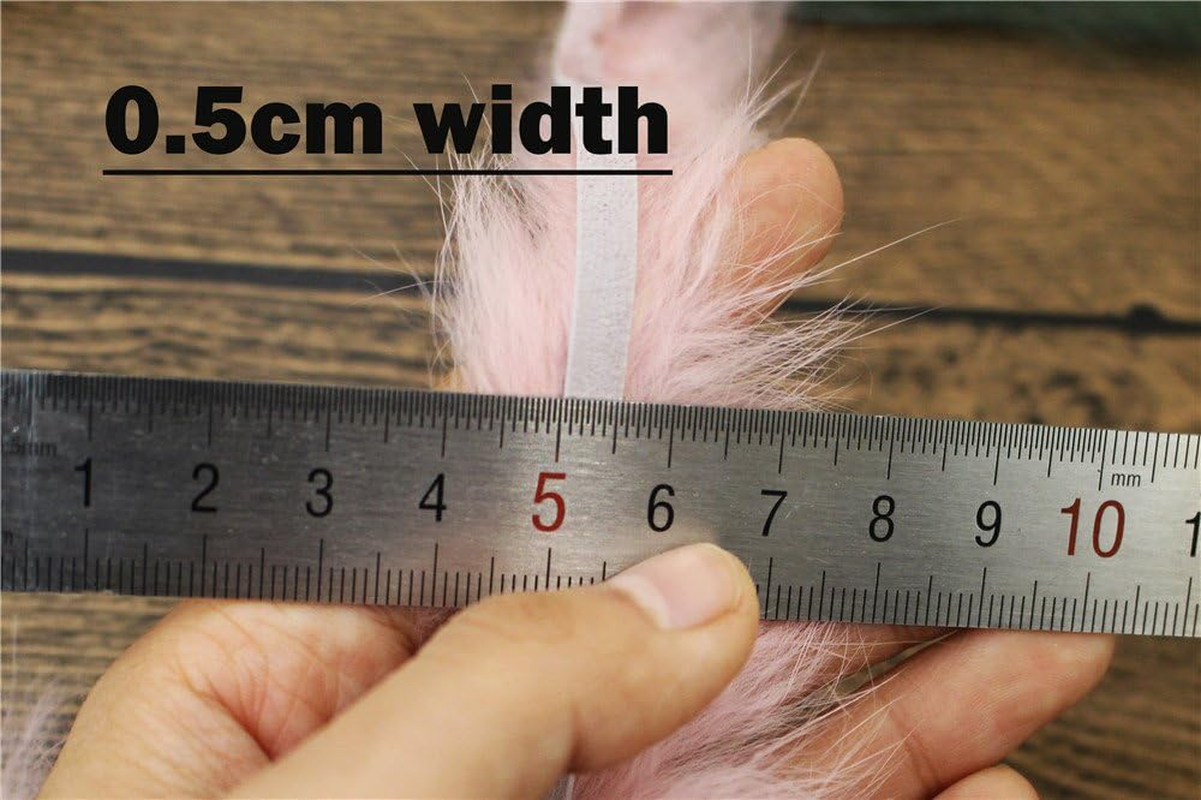 Tigofly 12 Colors Straight Cut Rabbit Zonker Strips 5MM Width Genuine Hare Hair Fur Streamers Fly Tying Materials image number 3