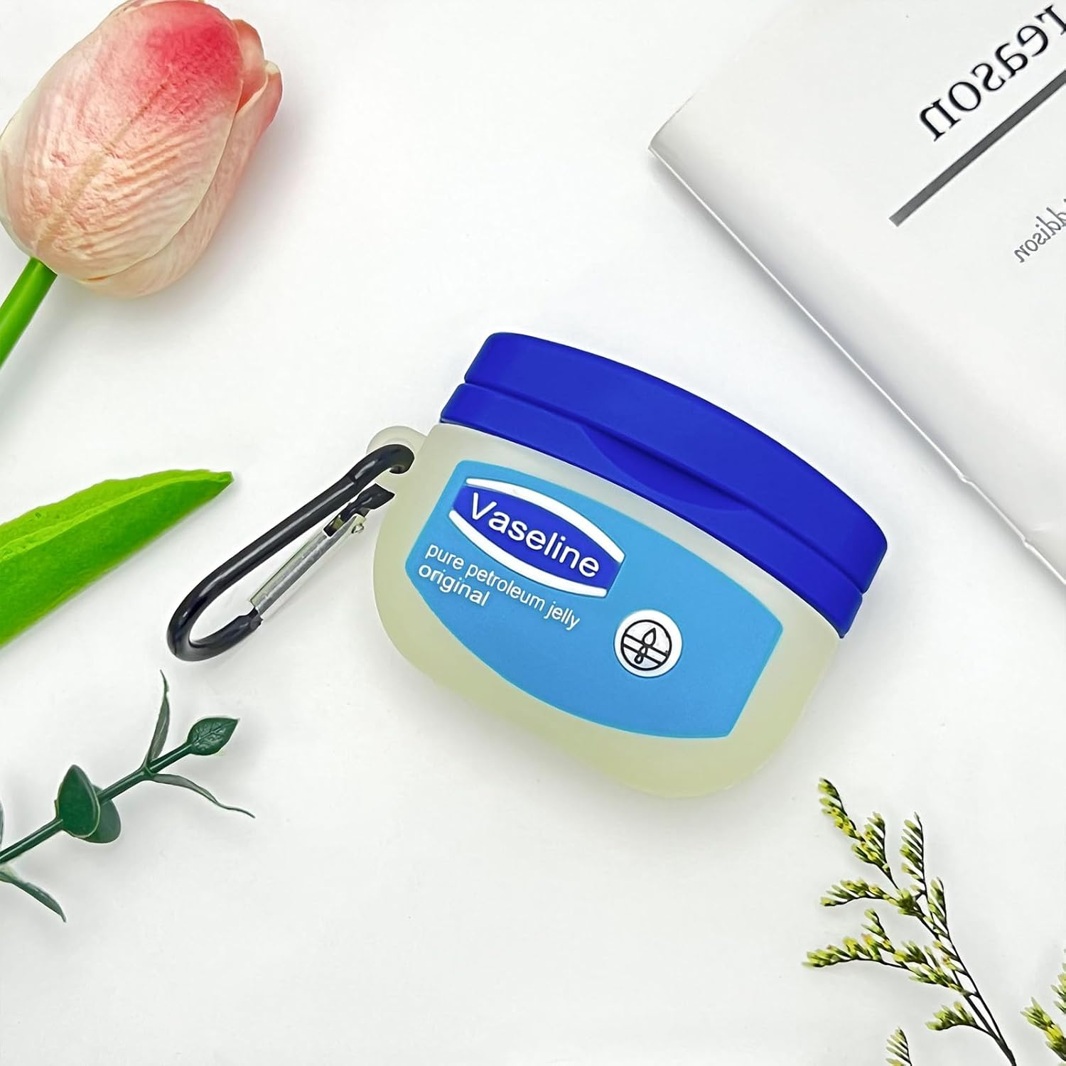 Case for Airpods Pro 2Nd Generation Case Cover with Cleaner Kit,Cute Cartoon Kawaii Funny Airpods Pro 2 Case 2022 Silicone Protective Cover for Apple Airpods Pro 2 with Keychain for Women Boys-Vaselin