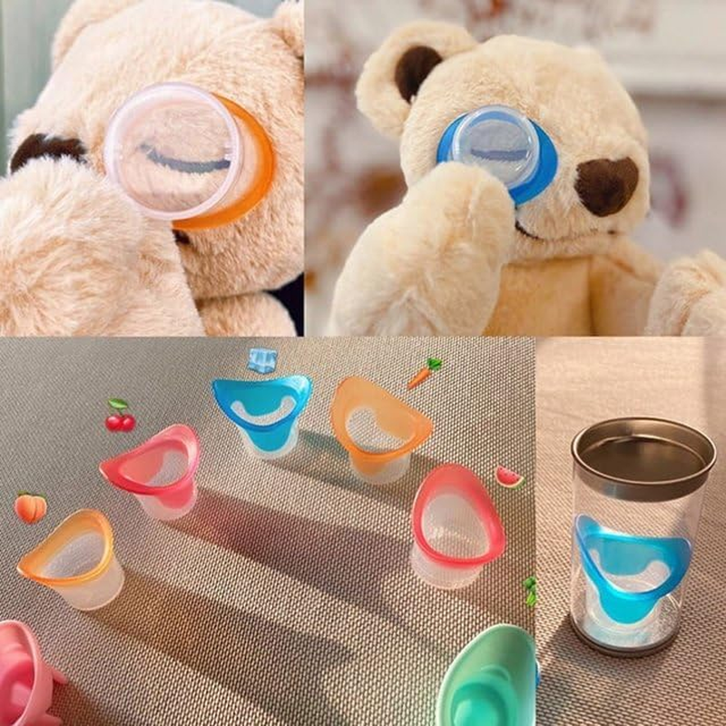 2Pcs Blue and Pink Eye Wash Cup Eye Wash Kit Bath Kit Silicone Eyelash Lid Care for Tired Dry Eyes Effective Eye Cleaner Solution with Storage Container Soothing Tired Eyes image number 3