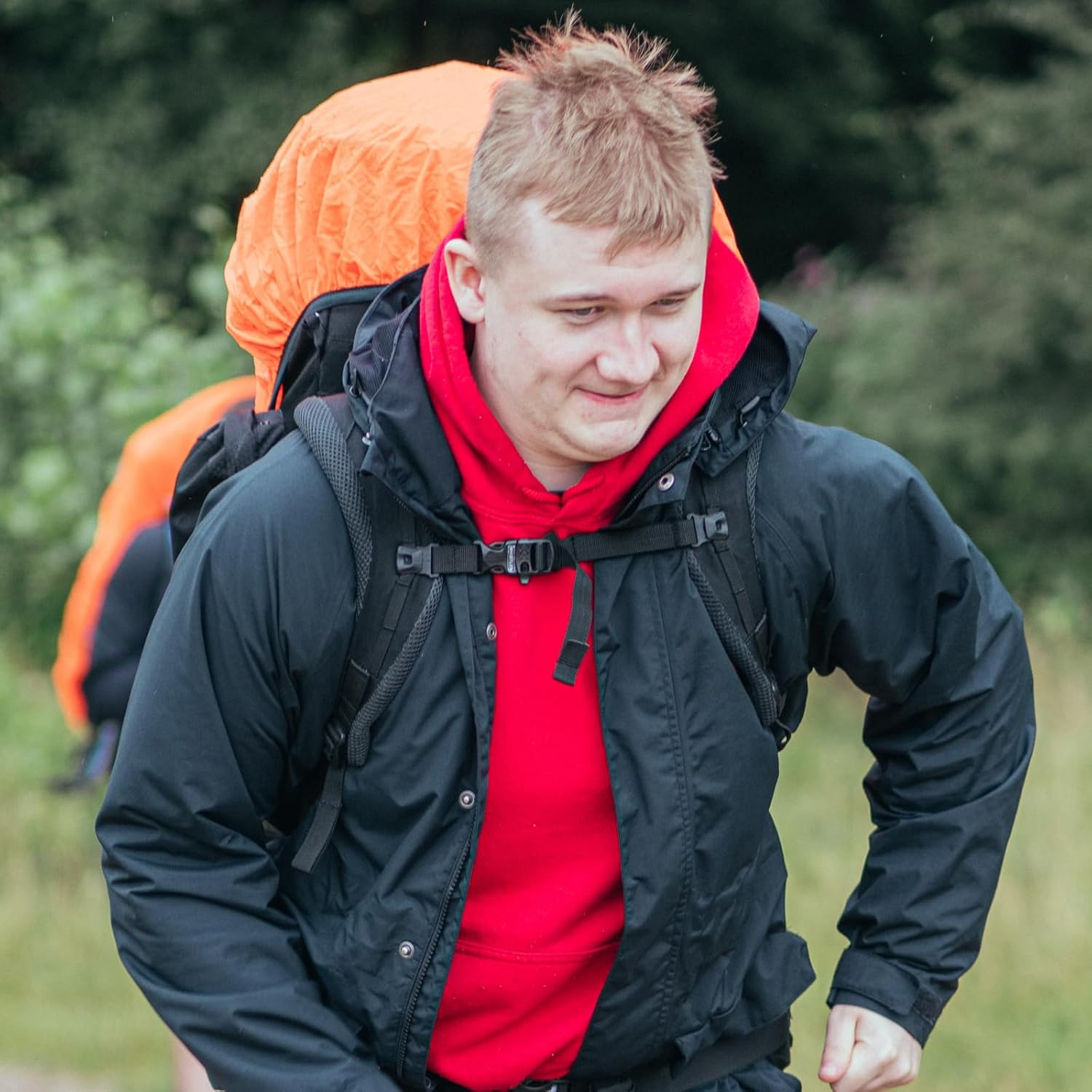 TRIWONDER Chest Strap for School Backpack, Packing Strap with Quick Release Backpack Straps Backpack Strap for Tactical Waist Bags, Outdoor, Travel, School Bag (Black-2 Pack)