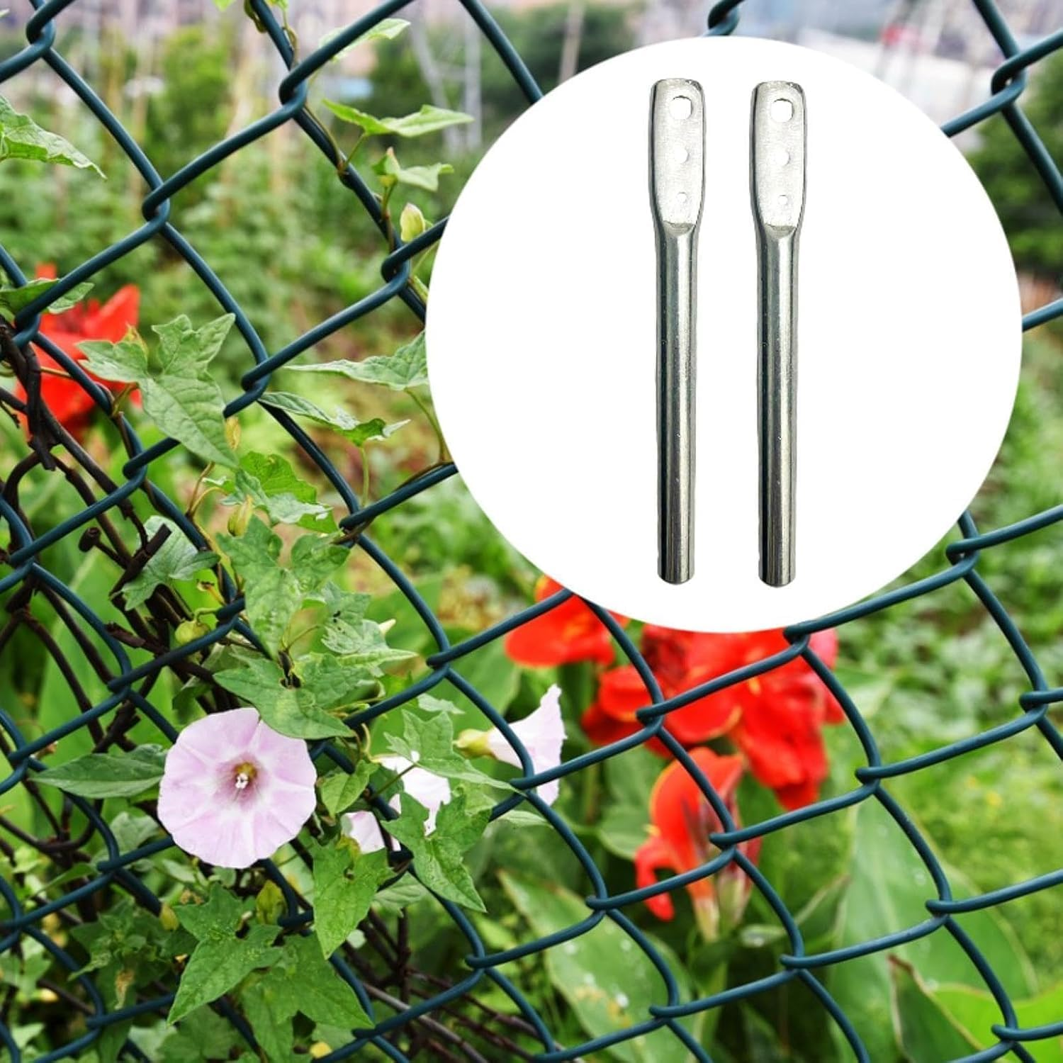 2PCS Fence Strainer Wire Twisting Tools - Heavy Duty Farm Fencing Tool, Portable Wire Tightener for High Tensile Wire, Labor Saving Fence Repair Supplies