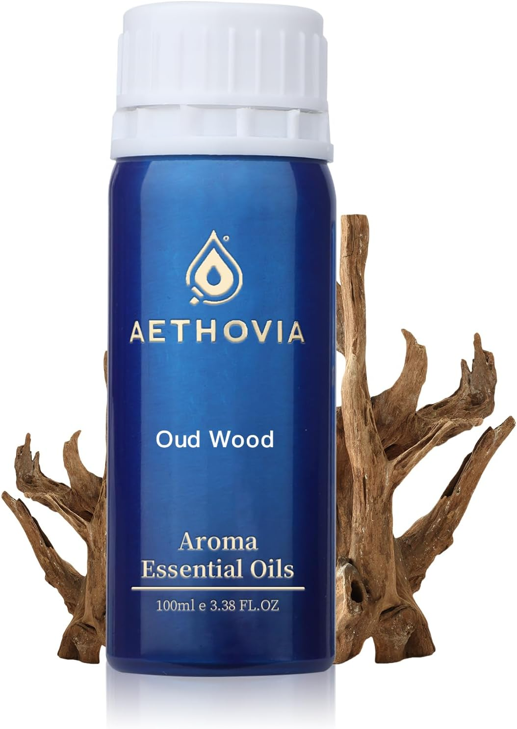 AETHOVIA 3.38 Fl. Oz Oud Wood Diffuser Oil - High Concentration of Natural Essential Oil, Long-Lasting Fragrance for Home Aroma Device, Meditation and Sleep Aid image number 5