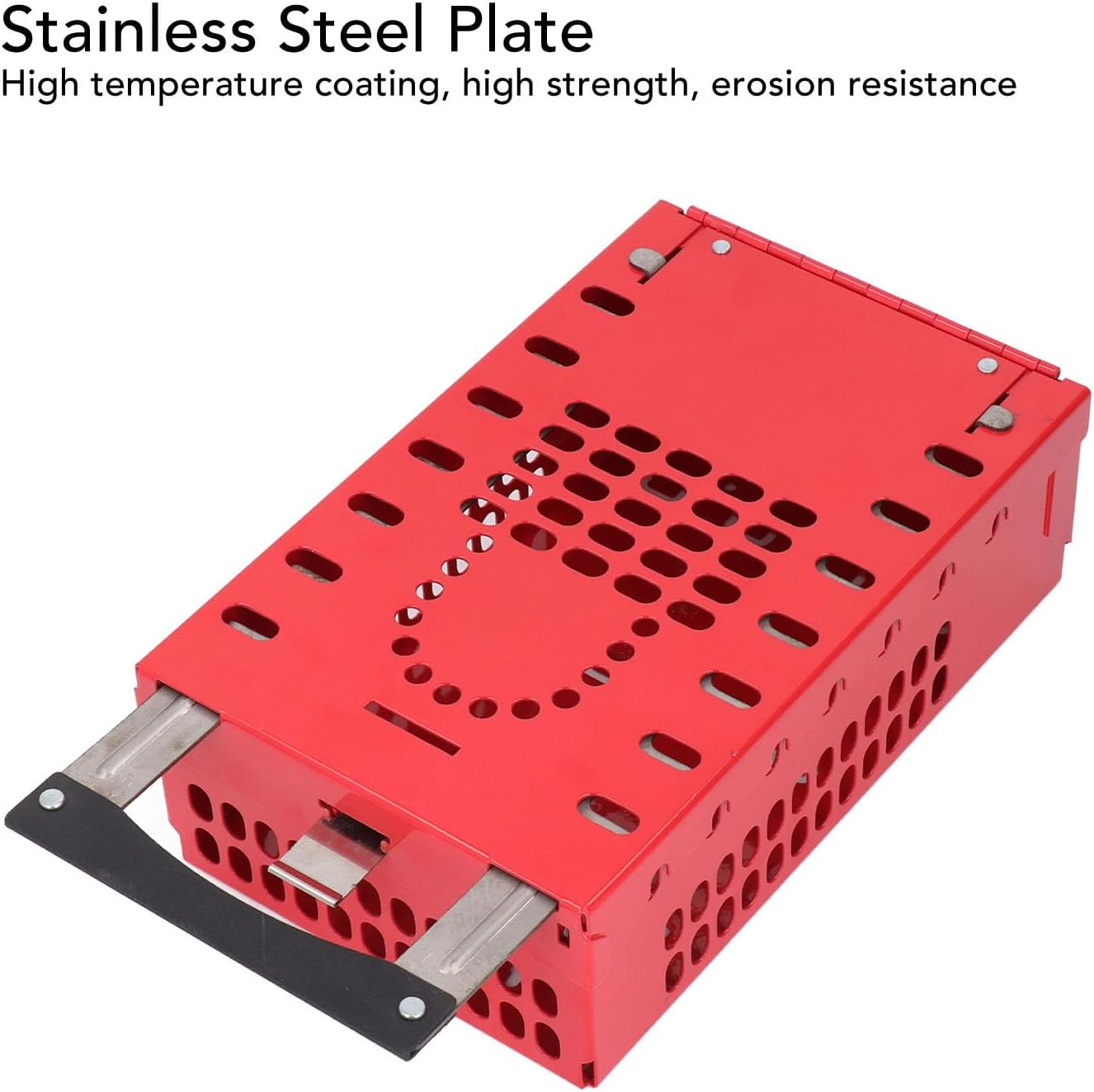 Lockout Tagout Group Lock Box, Portable Safety Group Padlock Box, Premium Loto Group Box, for OSHA Compliant Group Loto Procedures, 14 Padlocks Capacity(Red) image number 2