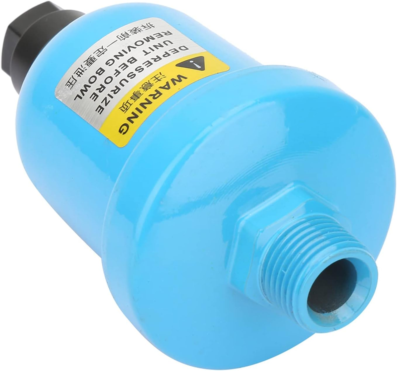 Automatic Tank Drain Valve, Compressor Auto Drain Pneumatic Die-Cast Aluminum Auto Drainer Air Compressor Replacement Parts for Air Compressor System G1/2 1.0Mpa image number 6