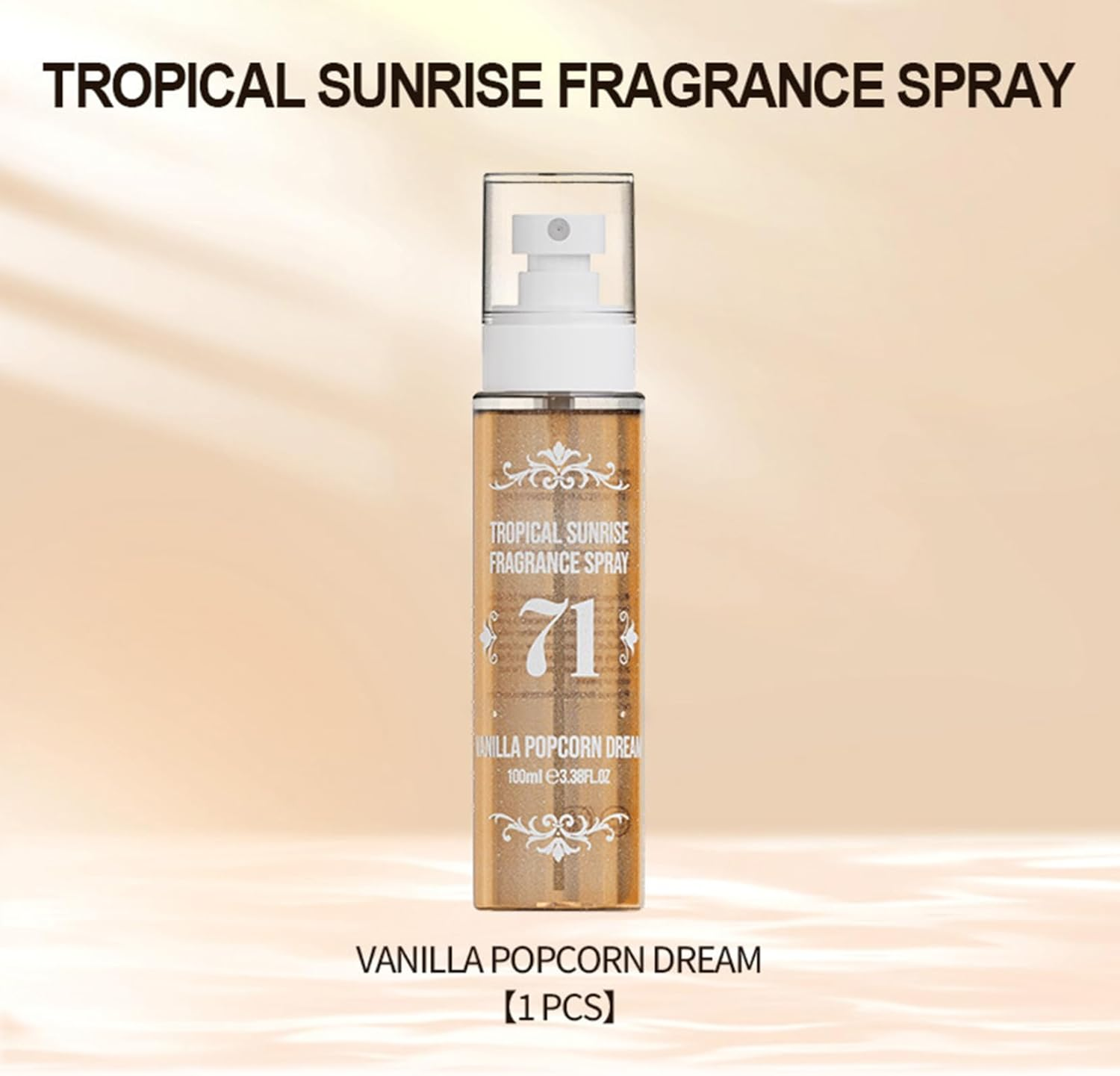 Moggemol Soft Scented Alcohol Free Perfume Spray for Women and Men Long Lasting and Portable Travel Size 100Ml Gold One Size image number 2