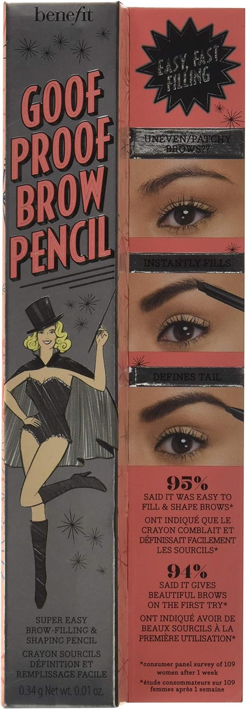 Benefit Goof Proof Brow Pencil -# 5, Deep 0.34G image number 2