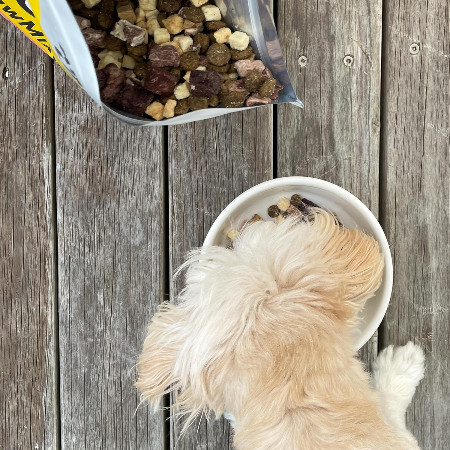 Rawmix33 Premium Freeze-Dried Raw Ocean Fish Recipe Dog Food, Protein Rich, Includes Kibble, Non-Gmo, No Wheat or Corn, 2Kg